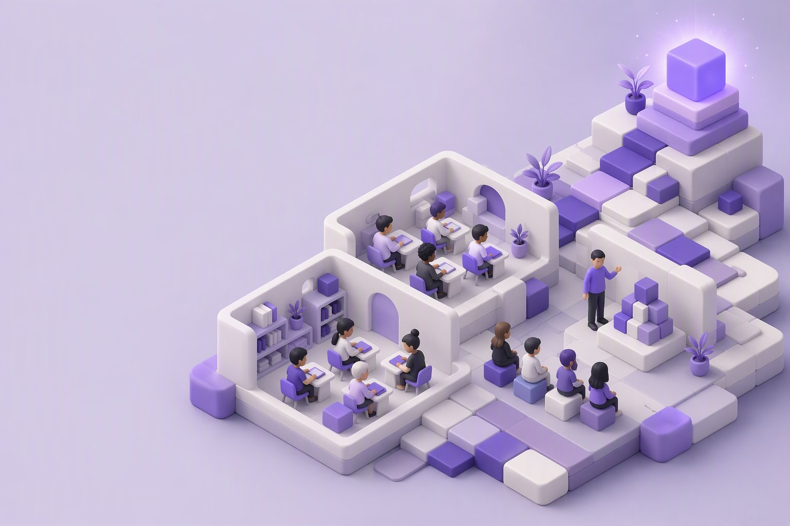 A small builder campus where people learn together